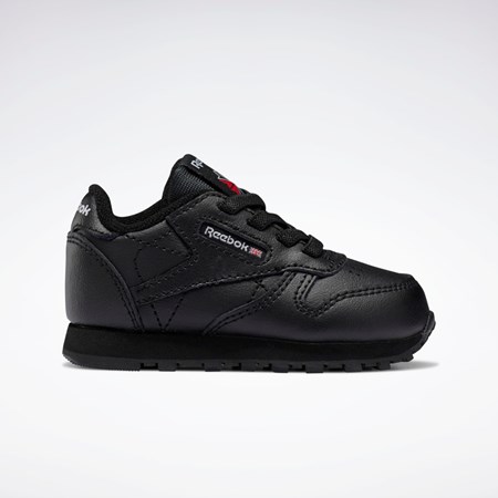 Reebok Classic Leather Shoes - Toddler Core Black / Core Black / Core Black | FZ2094