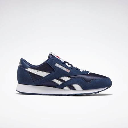 Reebok Classic Nylon Shoes Team Navy / Team Navy / Platinum | FV1595