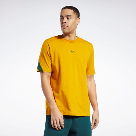 Reebok Classics Brand Proud T-Shirt Bright Ochre | HK7086