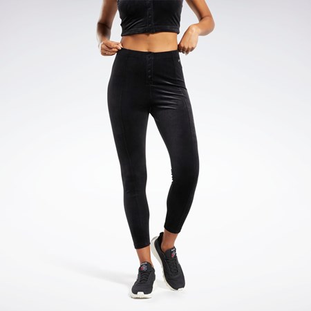 Reebok Classics Velour Tights Black | HH7293