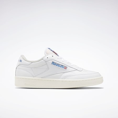 Reebok Club C 85 Vintage Shoes Ftwr White / Chalk / Vector Blue | GX4467