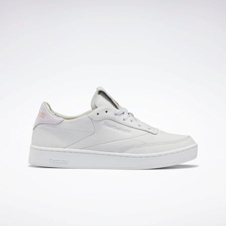 Reebok Club C Clean Shoes Cold Grey / Ftwr White / Quartz Glow | GX3692