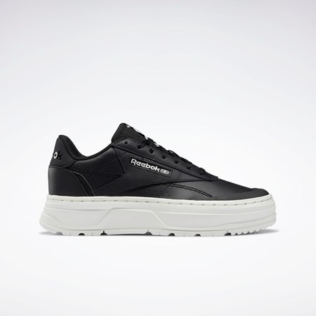 Reebok Club C Double GEO Shoes Core Black / Core Black / Chalk | H69142