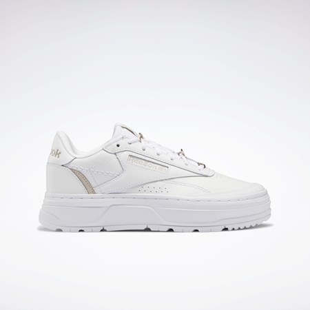 Reebok Club C Double GEO Shoes Ftwr White / Ftwr White / Moonstone | GX8766