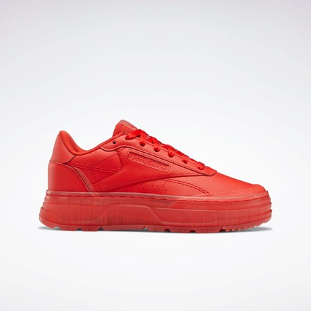 Reebok Club C Double GEO Shoes Instinct Red / Instinct Red / Instinct Red | GZ6419