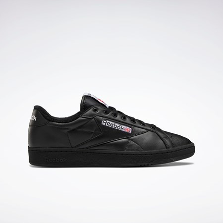 Reebok Club C Grounds Shoes Black / Vector Red / Black | GY8788