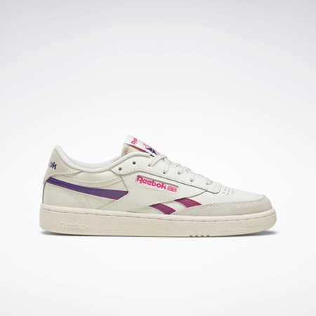 Reebok Club C Revenge Shoes Chalk / Proud Pink / Bold Purple | GX1698