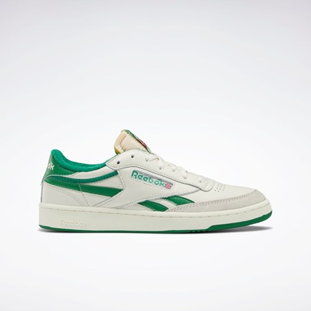 Reebok Club C Revenge Vintage Shoes Chalk / Paper White / Glen Green | FW4862