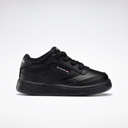 Reebok Club C Shoes - Toddler Core Black / Core Black / Core Black | FZ2096