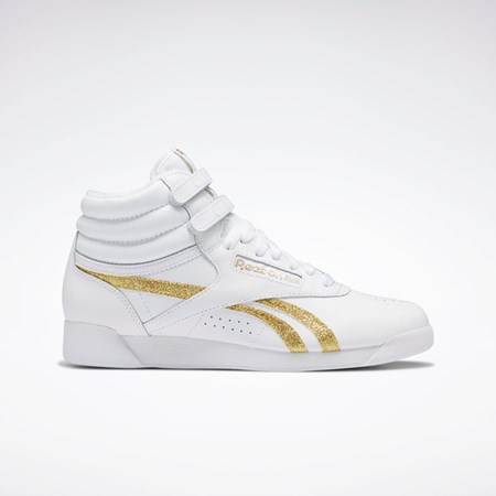 Reebok F/S Hi Shoes Ftwr White / Ftwr White / Gold Met. | GX2231