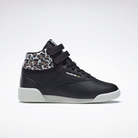 Reebok F/S Hi Shoes - Preschool Core Black / Sahara / Gold Met. | HP6447