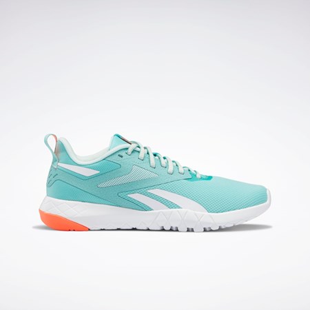 Reebok Flexagon Force 4 Training Shoes Semi Classic Teal / Mist / Orange Flare | GY6252