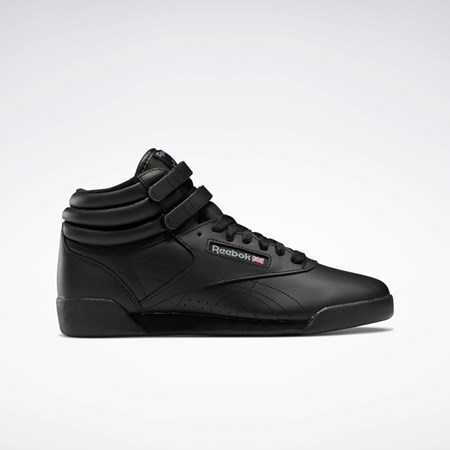 Reebok Freestyle Hi Shoes - Grade School Black / Grey | 50142