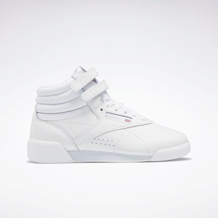 Reebok Freestyle Hi Shoes - Preschool Ftwr White / Ftwr White / Ftwr White | GX7225