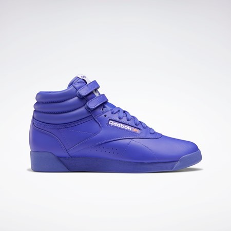 Reebok Freestyle Hi Shoes Solar Purple / Solar Purple / Ftwr White | GY4818