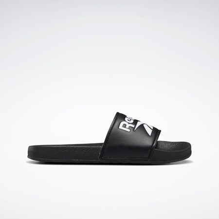 Reebok Fulgere Slides - Preschool Core Black / Core Black / Ftwr White | GX9713