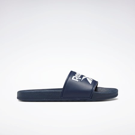 Reebok Fulgere Slides - Preschool Vector Navy / Vector Navy / Ftwr White | GX9714