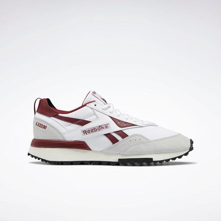 Reebok LX2200 Shoes Ftwr White / Classic Burgundy / Pure Grey 2 | GY1533