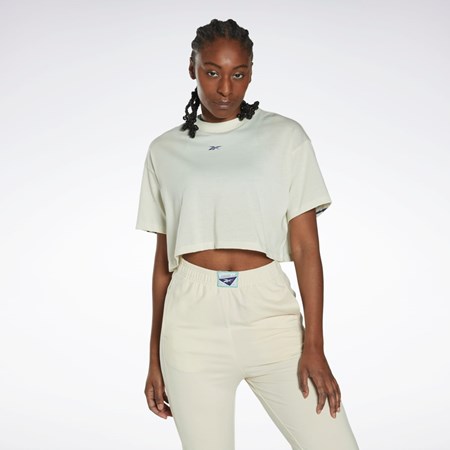 Reebok Les Mills® Crop T-Shirt Classic White | HN9357