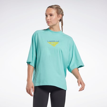 Reebok Les Mills® Layering T-Shirt Semi Classic Teal | HN6046