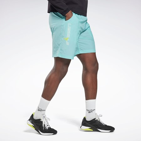 Reebok Les Mills® Lightweight Woven Shorts Semi Classic Teal | HN6062