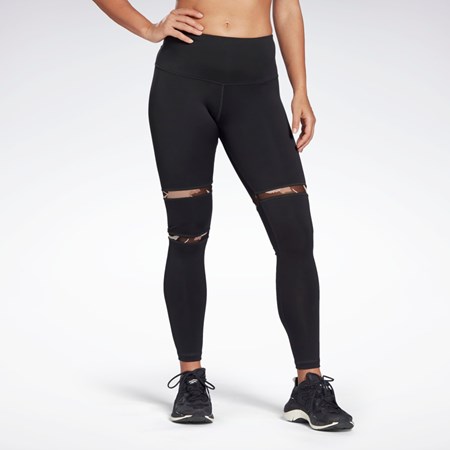 Reebok MYT Detail Leggings Night Black | H65562