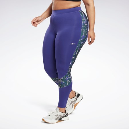 Reebok Modern Safari Leggings (Plus Size) Bold Purple | HN4359