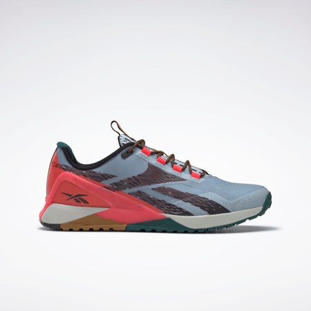 Reebok Nano X1 Adventure Shoes Gable Grey / Core Black / Neon Cherry | H02993