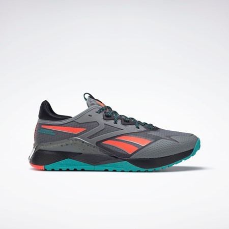 Reebok Nano X2 TR Adventure Training Shoes Pure Grey 5 / Core Black / Classic Teal | GY2117