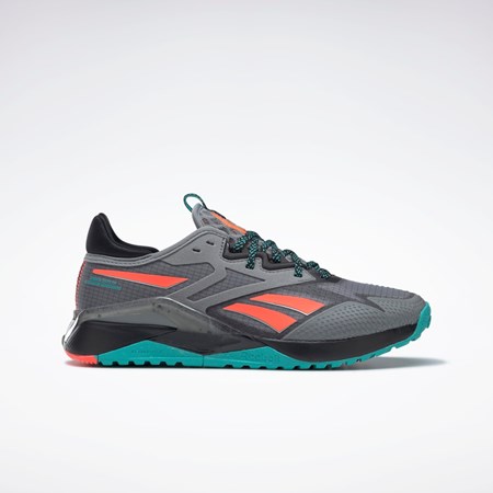 Reebok Nano X2 TR Adventure Training Shoes Pure Grey 5 / Core Black / Classic Teal | GY8905