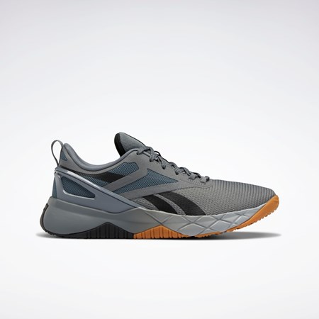 Reebok Nanoflex Parafit TR Shoes Pure Grey 6 / Core Black / Reebok Rubber Gum-06 | GX4069