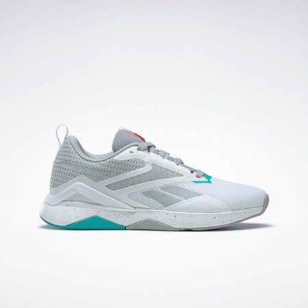 Reebok Nanoflex TR 2.0 Training Shoes Pure Grey 3 / Ftwr White / Classic Teal | GY6219