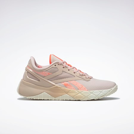 Reebok Nanoflex TR Training Shoes Soft Ecru / Canyon Coral / Orange Flare | GZ0258