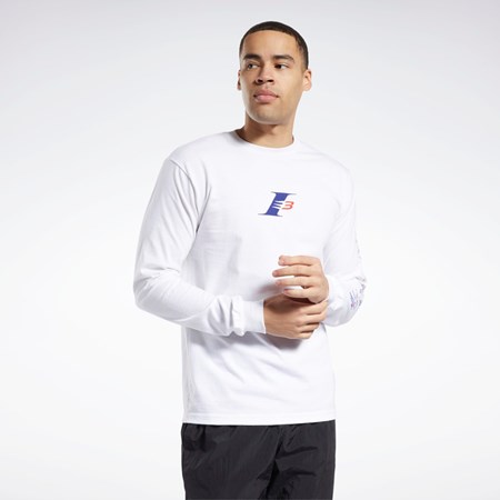 Reebok QT Iverson The Crossover Long Sleeve Crew T-Shirt Multi | GA7238