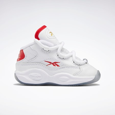 Reebok Question Mid Shoes - Toddler Ftwr White / Vector Red / Ftwr White | HP2959