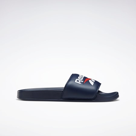 Reebok Reebok Classic Slides Collegiate Navy / White / Radiant Red | EH0416