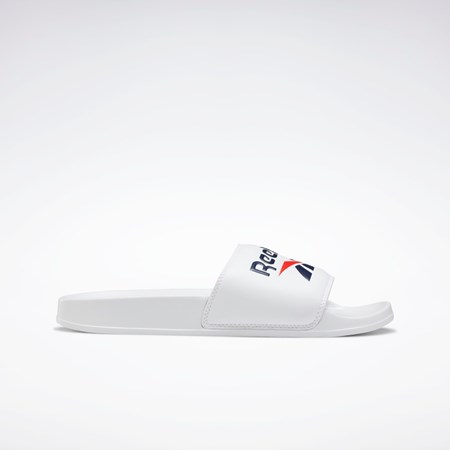 Reebok Reebok Classic Slides White / Collegiate Navy / Radiant Red | EH0668