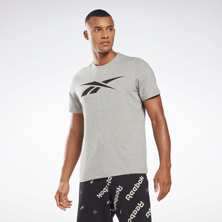 Reebok Reebok Graphic Series Vector T-Shirt Medium Grey Heather | HD4001