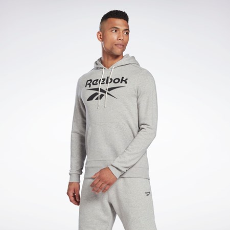 Reebok Reebok Identity Big Logo Hoodie Medium Grey Heather / Black | H54477