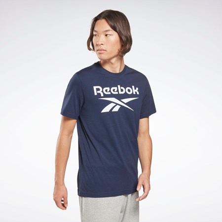 Reebok Reebok Identity Big Logo T-Shirt Vector Navy | HD4220