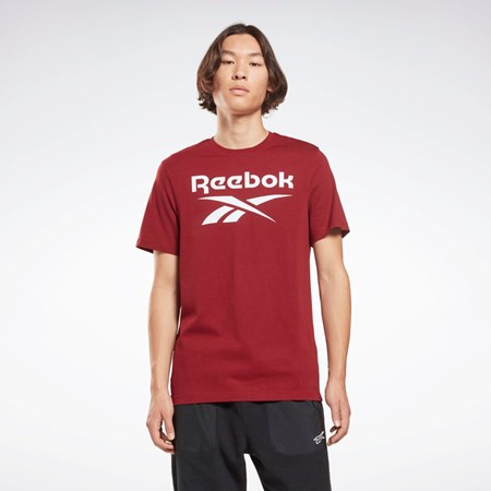 Reebok Reebok Identity Big Logo T-Shirt Classic Burgundy | HF0771