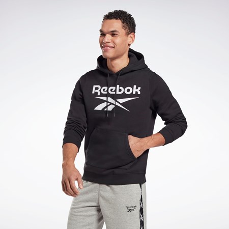 Reebok Reebok Identity Fleece Hoodie Black / White | GR1658