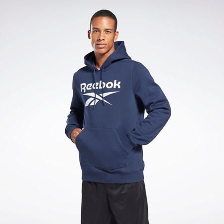 Reebok Reebok Identity Fleece Hoodie Vector Navy | GR1660