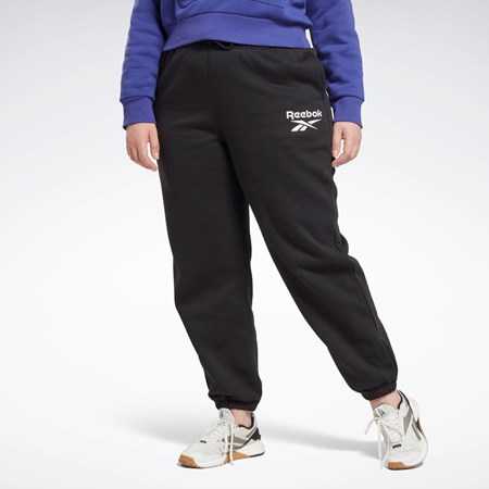 Reebok Reebok Identity Logo Fleece Joggers (Plus Size) Black | HN4370