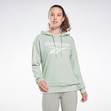 Reebok Reebok Identity Logo French Terry Hoodie Light Sage | HB2295