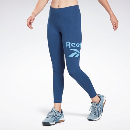 Reebok Reebok Identity Logo Leggings Batik Blue | HB2279