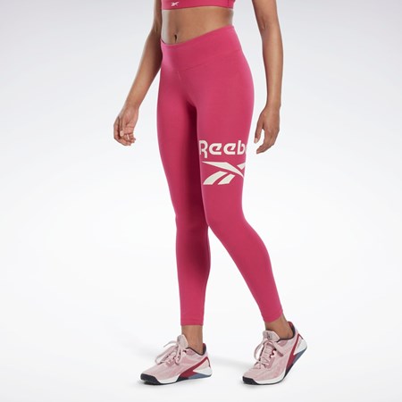 Reebok Reebok Identity Logo Leggings Semi Proud Pink | HK6818