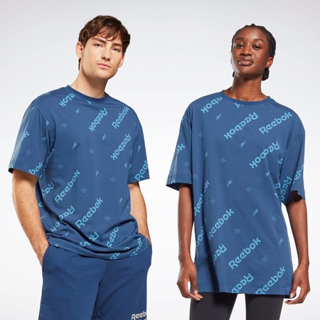 Reebok Reebok Identity T-Shirt Batik Blue | HB2146