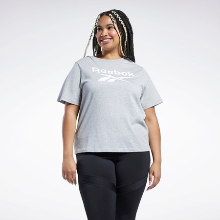 Reebok Reebok Identity T-Shirt (Plus Size) Medium Grey Heather | H62526