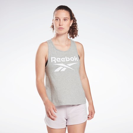 Reebok Reebok Identity Tank Top Medium Grey Heather | HB2267